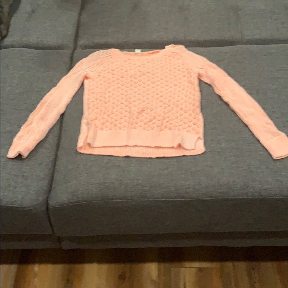 A pull over Sweater see-through